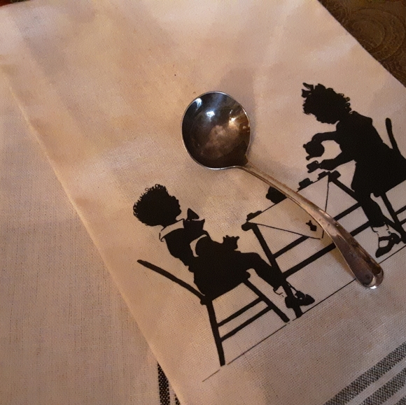 VINTAGE MADE IN ENGLAND SILVERPLATE SOUP SPOON, HALLMARKED SG ENGLAND, EPNSA1 - Picture 5 of 11